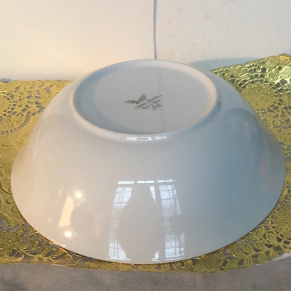 Vintage 1980s China Pearl Fine China, Noel Pattern, Large Serving Bowl - Picture 4 of 4